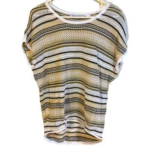 2/$20 Eight Eight Eight Women’s Loose Knit Earthy Shirt Sleeve Tunic Sweater